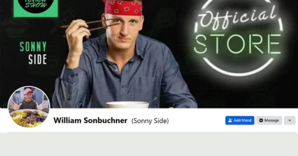 Will Sonbuchner, a man with a bandana